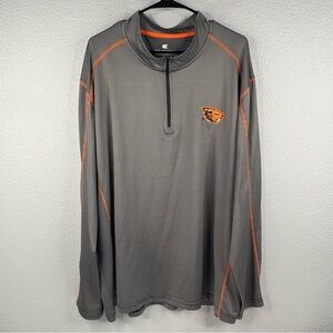 Oregon Beavers Colosseum Men’s Striped 1/4 Zip Performance Jacket